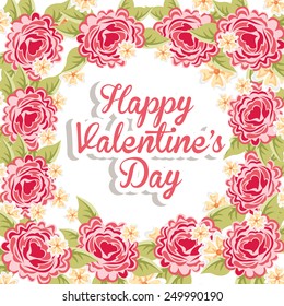 happy valentines day design, vector illustration eps10 graphic 