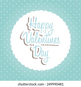 happy valentines day design, vector illustration eps10 graphic 