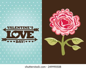 happy valentines day design, vector illustration eps10 graphic 