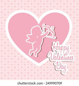 happy valentines day design, vector illustration eps10 graphic 