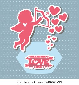 happy valentines day design, vector illustration eps10 graphic 