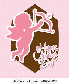 happy valentines day design, vector illustration eps10 graphic 