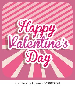 happy valentines day design, vector illustration eps10 graphic 