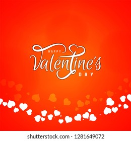 Happy Valentine's day elegant background design