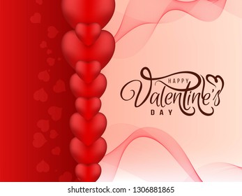 Happy Valentine's day elegant love background
