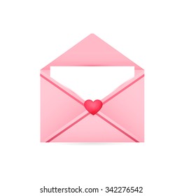 Happy Valentine's Day Envelope vector
