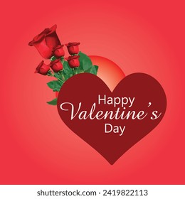 Happy Valentine's Day every heartbeat of love a celebration  in joy.