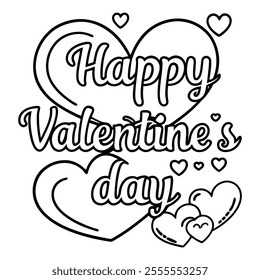 Happy Valentine's day February 14 ,a day of loving world in cector art 