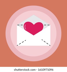 Happy Valentine's day, flat design thin line banner, usage for e-mail newsletters, web banners, headers, blog posts, print and more