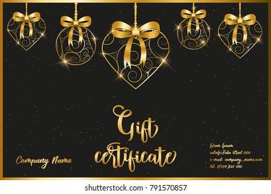 Happy Valentine's Day gift certificate
