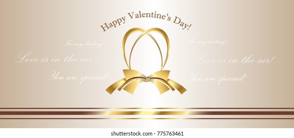 
Happy Valentine's Day! Gold Card