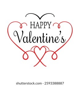 Happy Valentine's Day Graphic Design