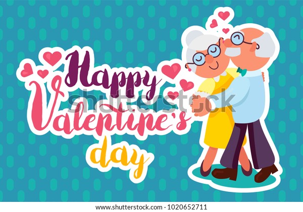 Download Happy Valentines Day Greeting Banner Dancing Stock Vector Royalty Free 1020652711