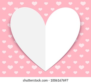 Happy Valentines Day. Greeting card. Vector illustration.