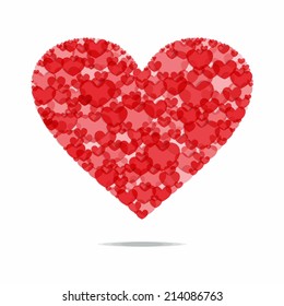 Happy Valentine's Day Greeting Card vector illustration