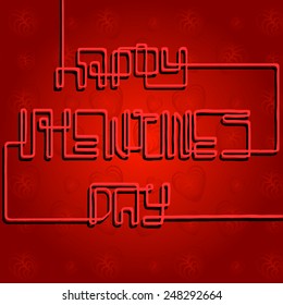 Happy Valentines Day greeting card