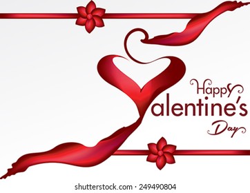 happy valentine's day greeting card with splash vector illustration 