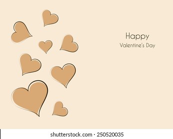 Happy Valentine's day greeting card