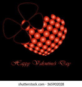 Happy Valentine's Day greeting card.