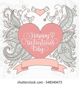 Happy Valentine's Day greeting card