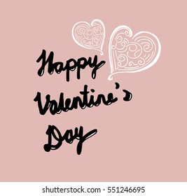 Happy Valentine's Day, greeting card