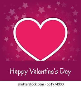 Happy Valentine's Day Greeting Card.