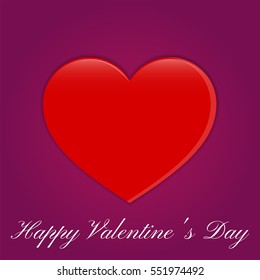 Happy Valentine's Day Greeting Card.