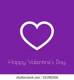 Happy Valentine's Day Greeting Card.