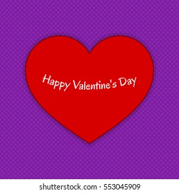 Happy Valentine's Day Greeting Card.
