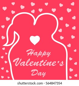 Happy Valentine's Day Greeting Card.
