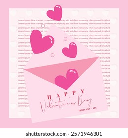 Happy Valentine's Day  greeting cards. Cute and trendy characters,  y2k. Social media stories templates for digital marketing and sales promotion. fashion advertising. Offer social media banners.
