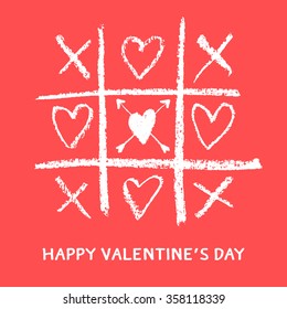 happy valentines day greeting card,xoxo,hug and kiss,love game