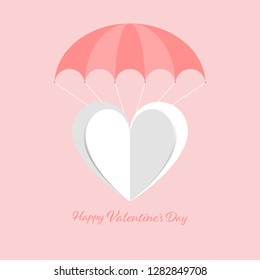 Happy valentines day greetings card design background - Vector illustration.