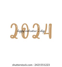 HAPPY VALENTINE'S DAY hand lettered card greeting, illustration EPS10 . Collection of Happy Valentine's Day lettering inscription. Horizontal banner with pink sky and paper cut clouds. 