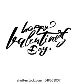 Happy Valentine's day. Hand lettering and custom typography for your design