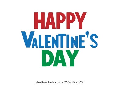Happy Valentine's Day Handwritten Calligraphy Design