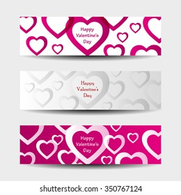 Happy Valentine's Day Header Designs