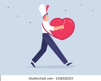Happy Valentine's Day Heart Beat