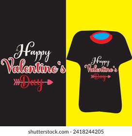 Happy Valentines Day Heart , Funny Valentine ,Gift, Happy Valentines Day T-Shirt