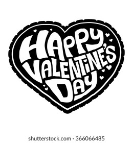 Happy Valentine's Day Heart Graphic
