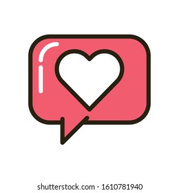 happy valentines day heart icon vector illustration design