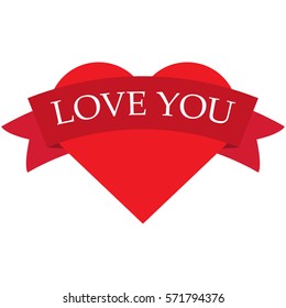 Happy Valentine's Day heart icon