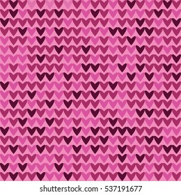 Happy Valentine's Day heart seamless texture pink 2
