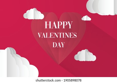 feliz día de San Valentín. vector cardíaco. vectores del día de San Valentín