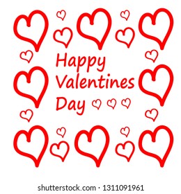 Happy Valentines Day / Hearts
