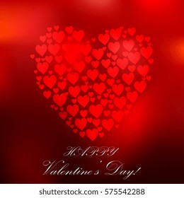 Happy valentines day. Holidays background. Vector illustration