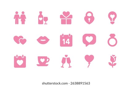 Happy Valentines Day Icon Pack