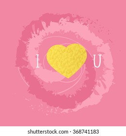 Happy Valentine's day with Valentine's day icon symbols. Template of Valentine's day poster, icon, banner, Valentine's day greeting card, Valentine's day print and web projects. I love you.