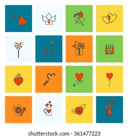 Happy Valentines Day Icons