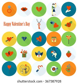 Happy Valentines Day Icons
